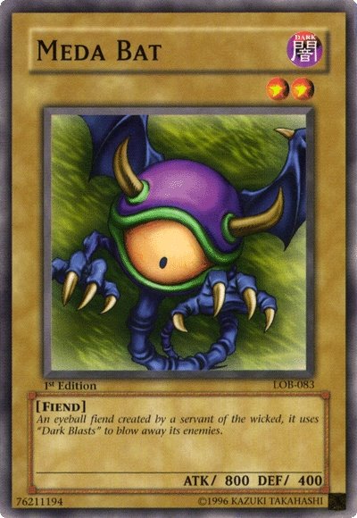 Meda Bat [LOB-083] Common | Good Games Morley