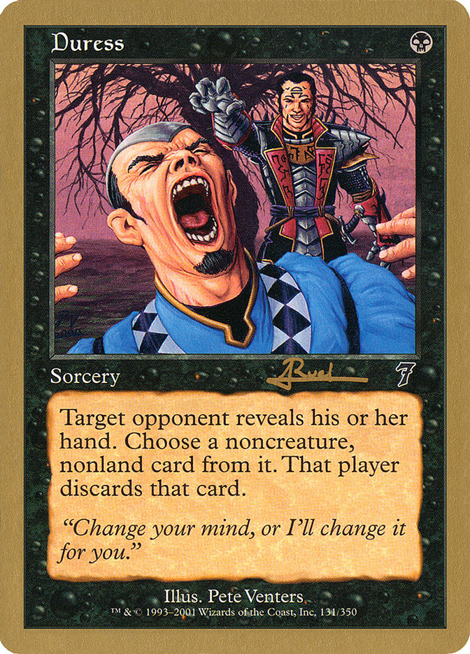 Duress (Antoine Ruel) [World Championship Decks 2001] | Good Games Morley