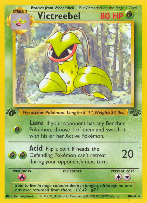Victreebel (30/64) [Jungle 1st Edition] | Good Games Morley