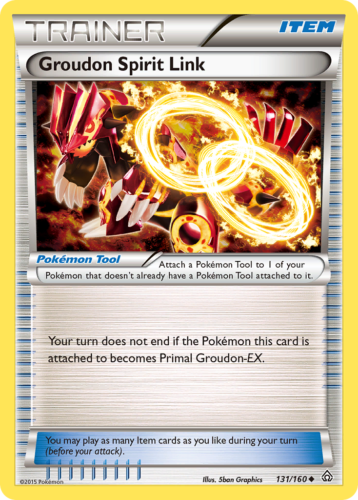 Groudon Spirit Link (131/160) [XY: Primal Clash] | Good Games Morley