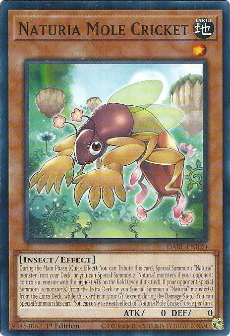 Naturia Mole Cricket [DABL-EN020] Common | Good Games Morley