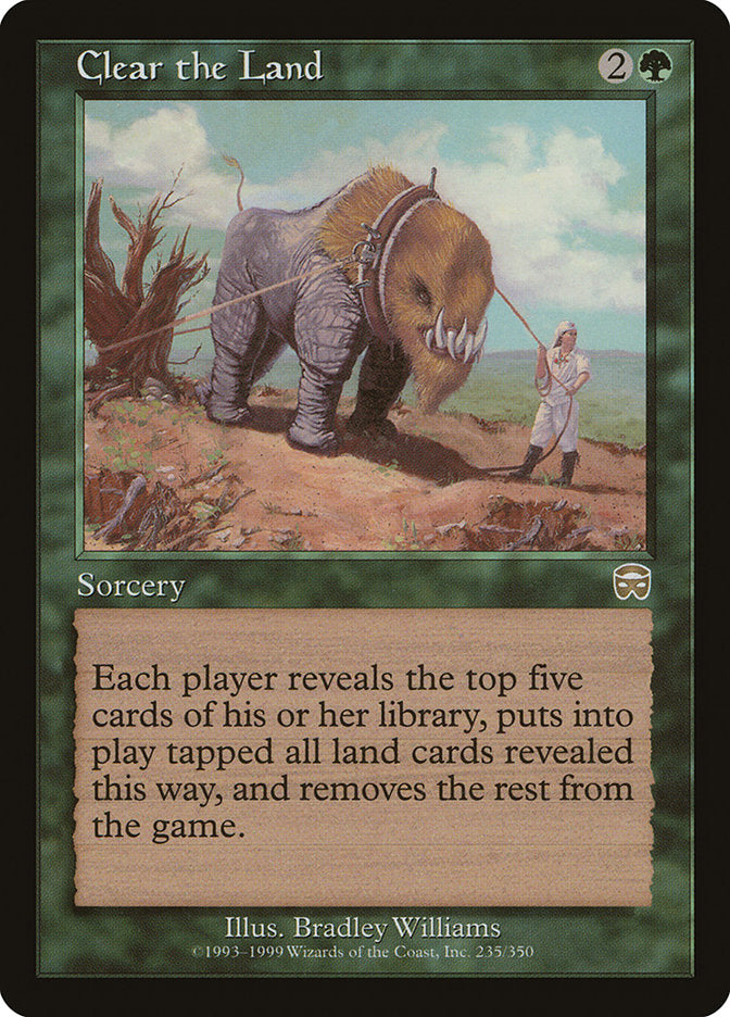 Clear the Land [Mercadian Masques] | Good Games Morley