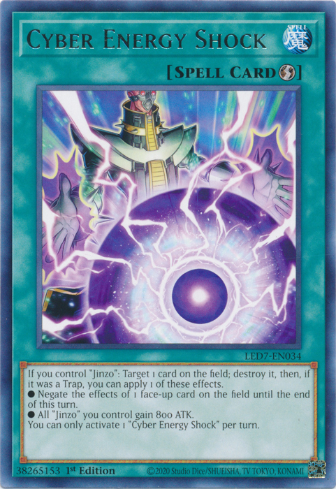 Cyber Energy Shock [LED7-EN034] Rare | Good Games Morley