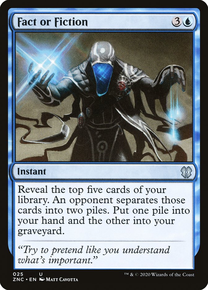Fact or Fiction [Zendikar Rising Commander] | Good Games Morley