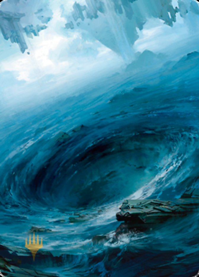 Island 3 Art Card (Gold-Stamped Signature) [Zendikar Rising Art Series] | Good Games Morley