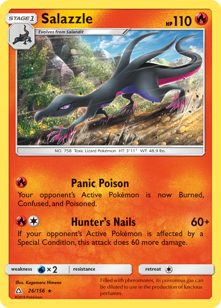 Salazzle (26/156) [Sun & Moon: Ultra Prism] | Good Games Morley