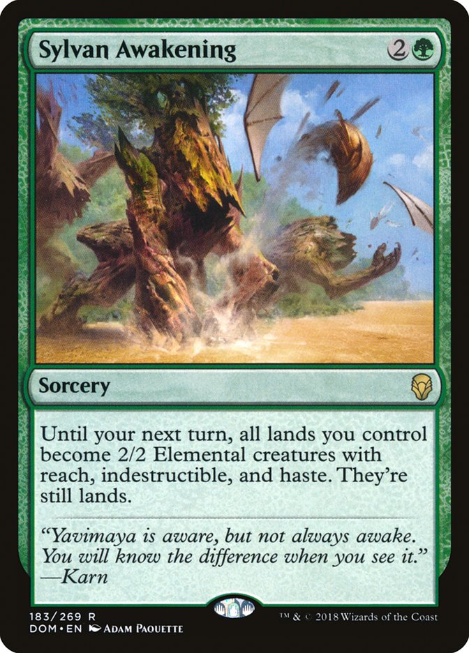 Sylvan Awakening [Dominaria] | Good Games Morley