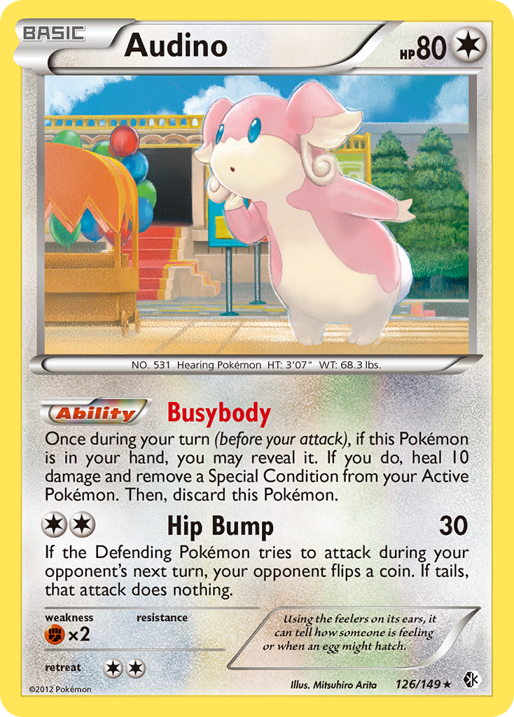 Audino (126/149) [Black & White: Boundaries Crossed] | Good Games Morley