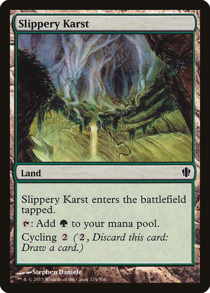 Slippery Karst [Commander 2013] | Good Games Morley