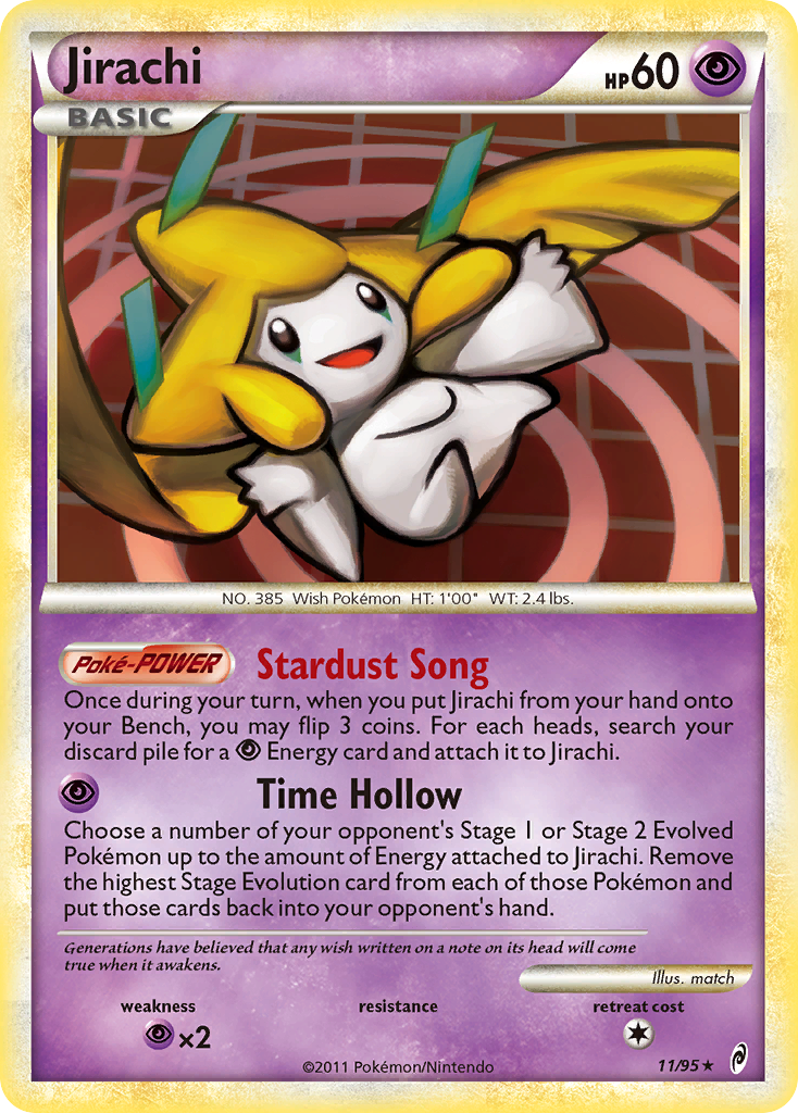 Jirachi (11/95) [HeartGold & SoulSilver: Call of Legends] | Good Games Morley