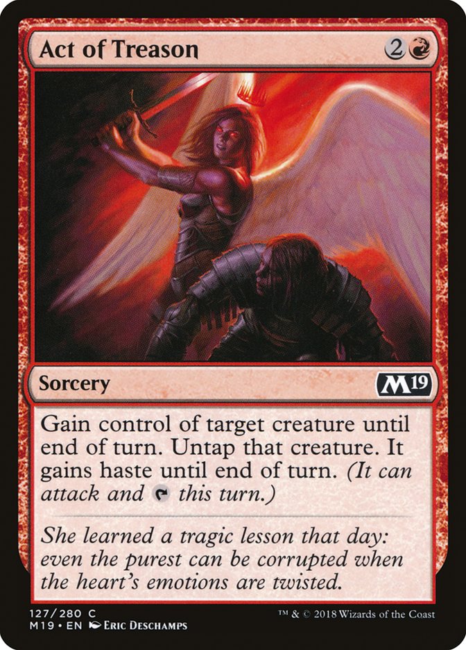 Act of Treason [Core Set 2019] | Good Games Morley
