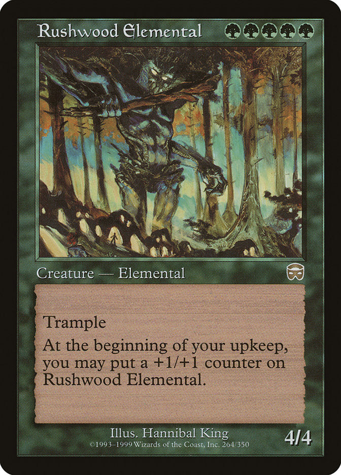 Rushwood Elemental [Mercadian Masques] | Good Games Morley
