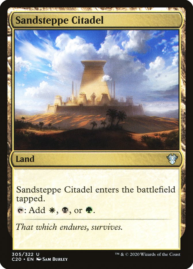 Sandsteppe Citadel [Commander 2020] | Good Games Morley