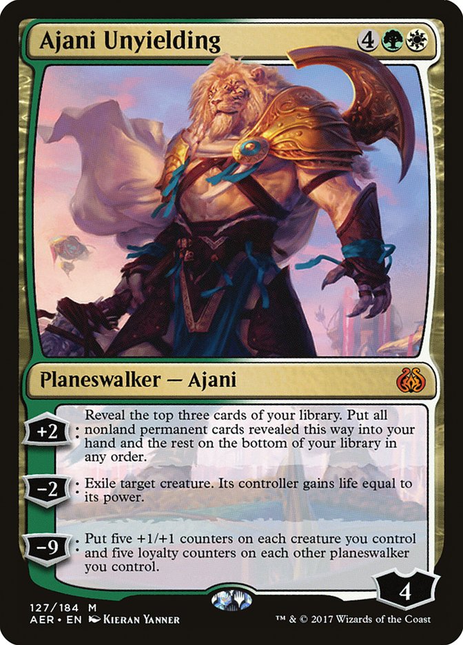 Ajani Unyielding [Aether Revolt] | Good Games Morley