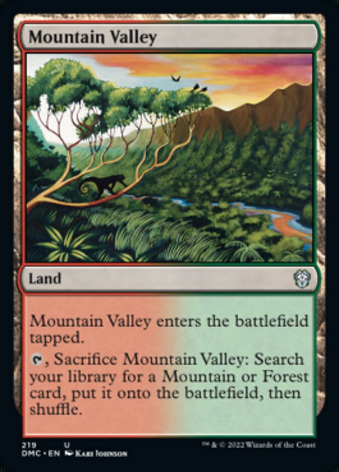 Mountain Valley [Dominaria United Commander] | Good Games Morley