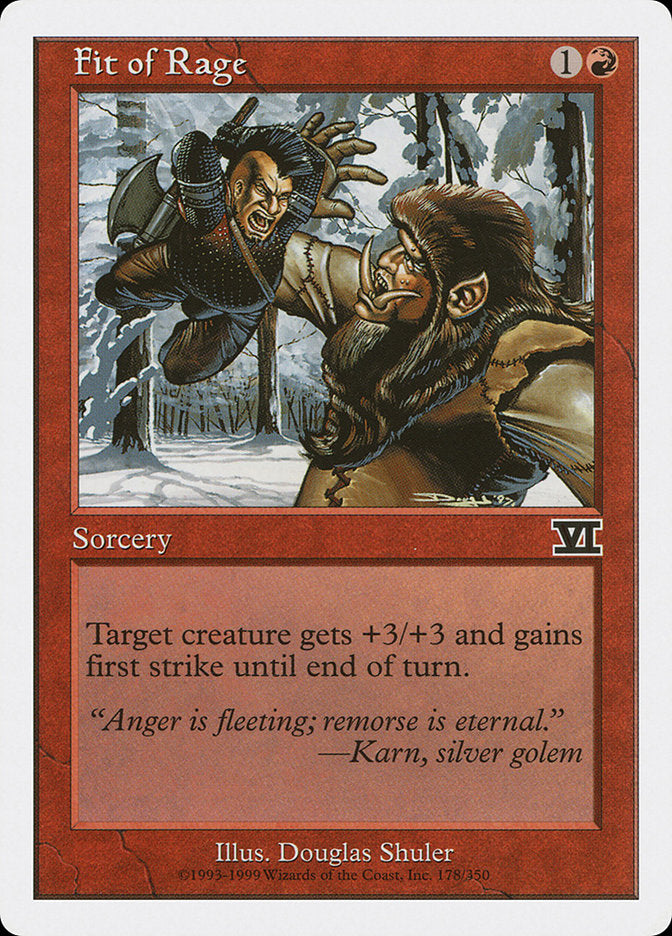 Fit of Rage [Classic Sixth Edition] | Good Games Morley