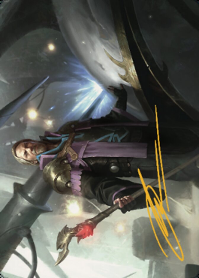 Urza, Prince of Kroog Art Card (Gold-Stamped Signature) [The Brothers' War Art Series] | Good Games Morley