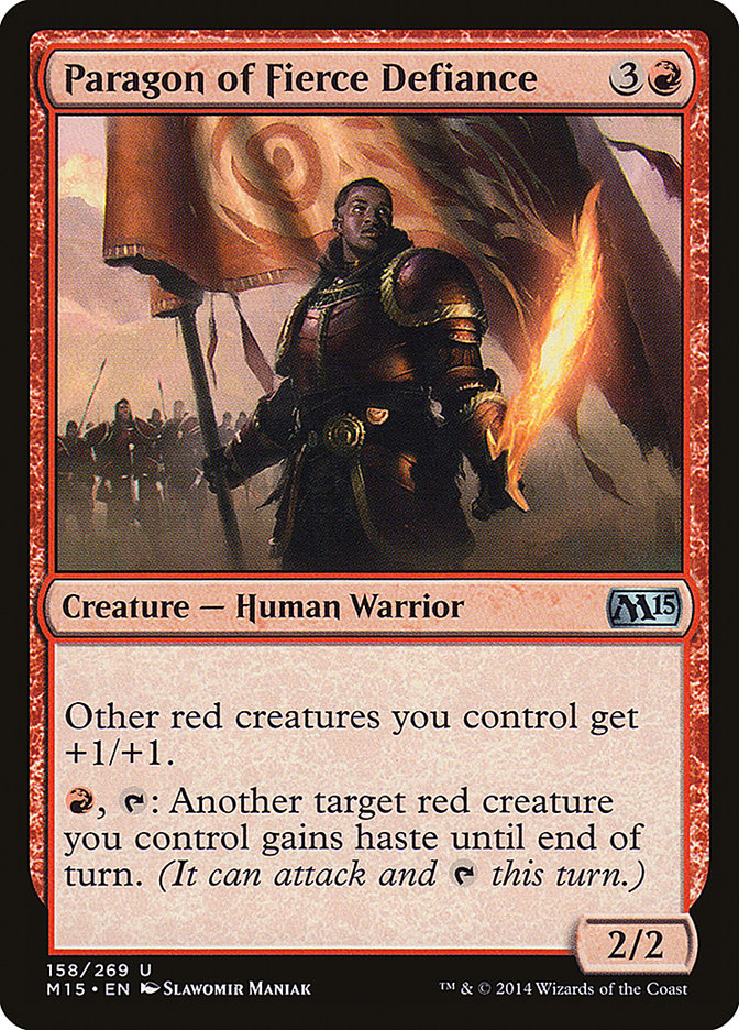 Paragon of Fierce Defiance [Magic 2015] | Good Games Morley