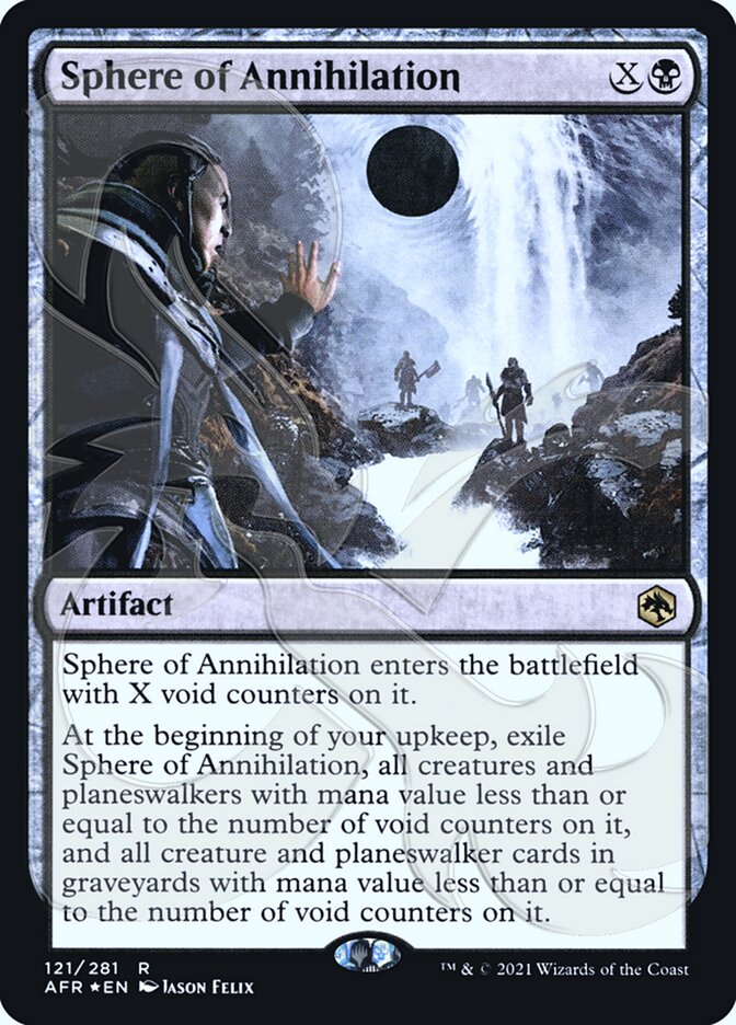 Sphere of Annihilation (Ampersand Promo) [Dungeons & Dragons: Adventures in the Forgotten Realms Promos] | Good Games Morley