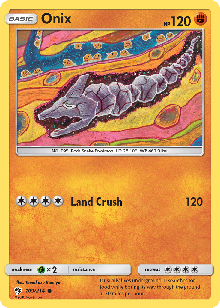 Onix (109/214) [Sun & Moon: Lost Thunder] | Good Games Morley