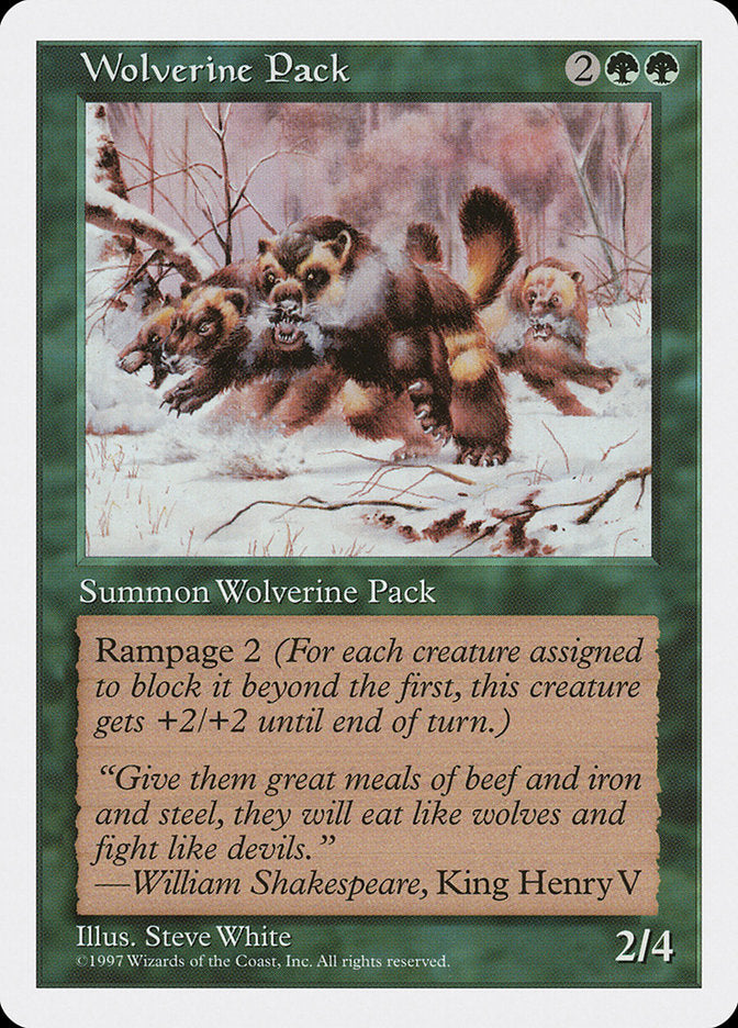 Wolverine Pack [Fifth Edition] | Good Games Morley