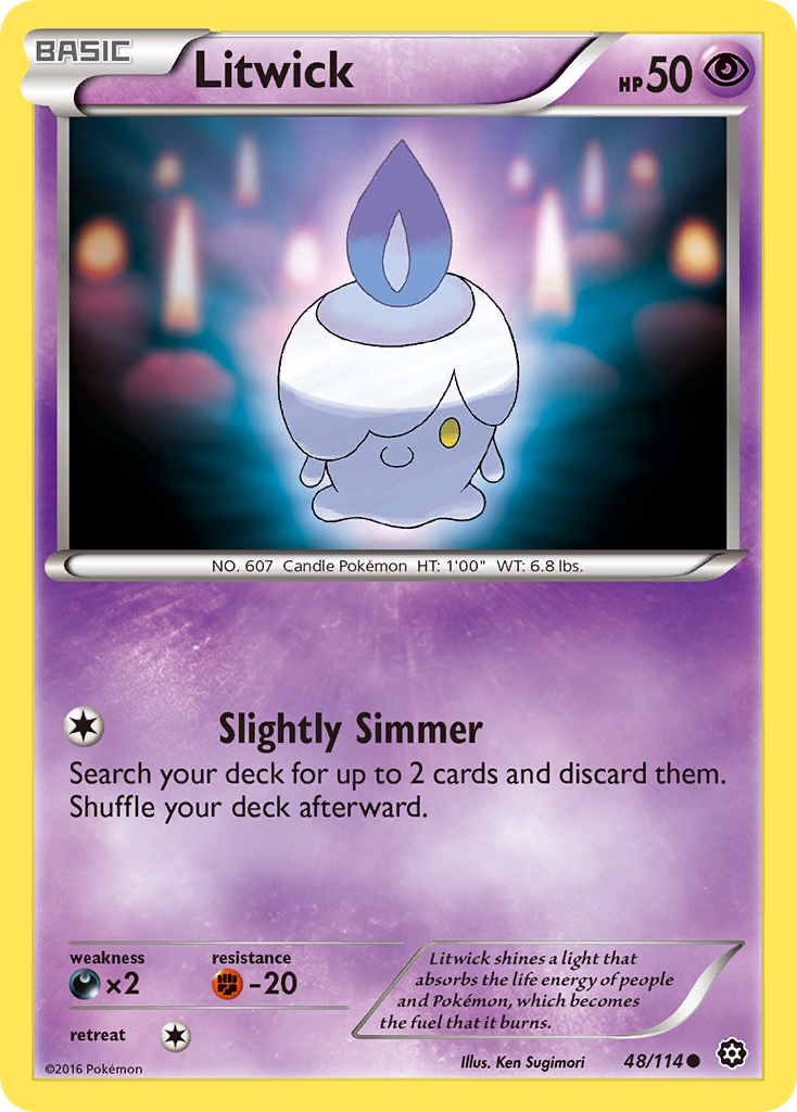 Litwick (48/114) [XY: Steam Siege] | Good Games Morley