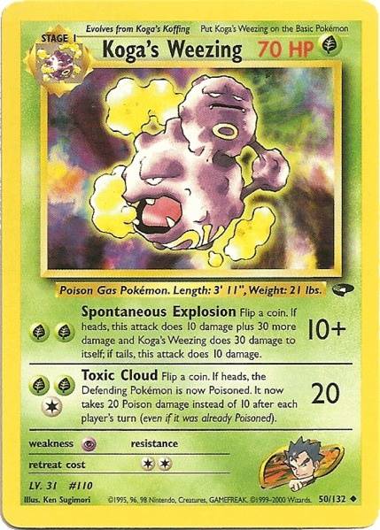 Koga's Weezing (50/132) [Gym Challenge Unlimited] | Good Games Morley