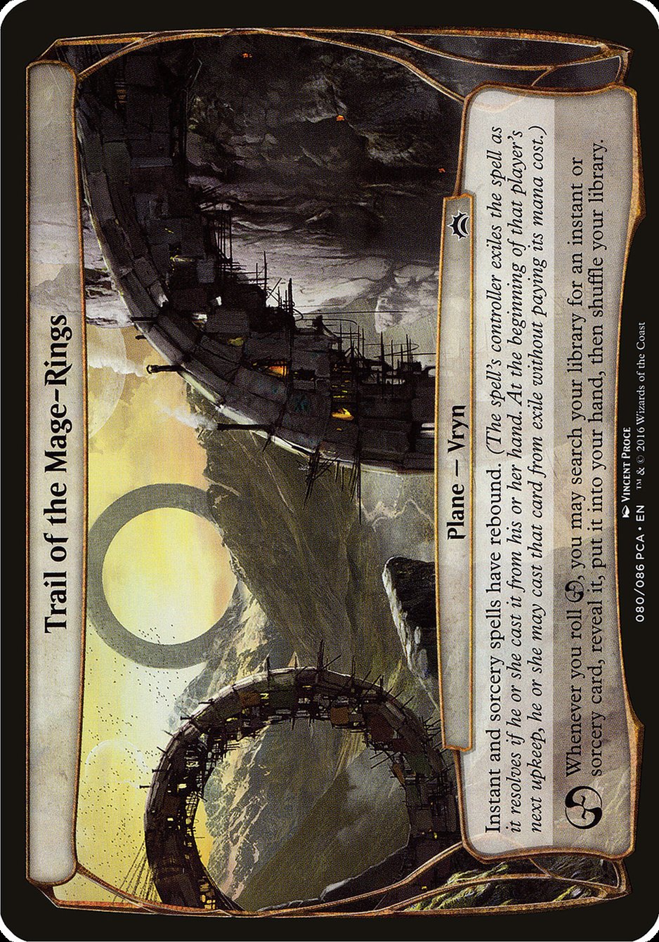 Trail of the Mage-Rings (Planes) [Planechase Anthology Planes] | Good Games Morley