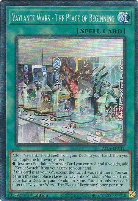 Vaylantz Wars - The Place of Beginning [TAMA-EN011] Collector's Rare | Good Games Morley