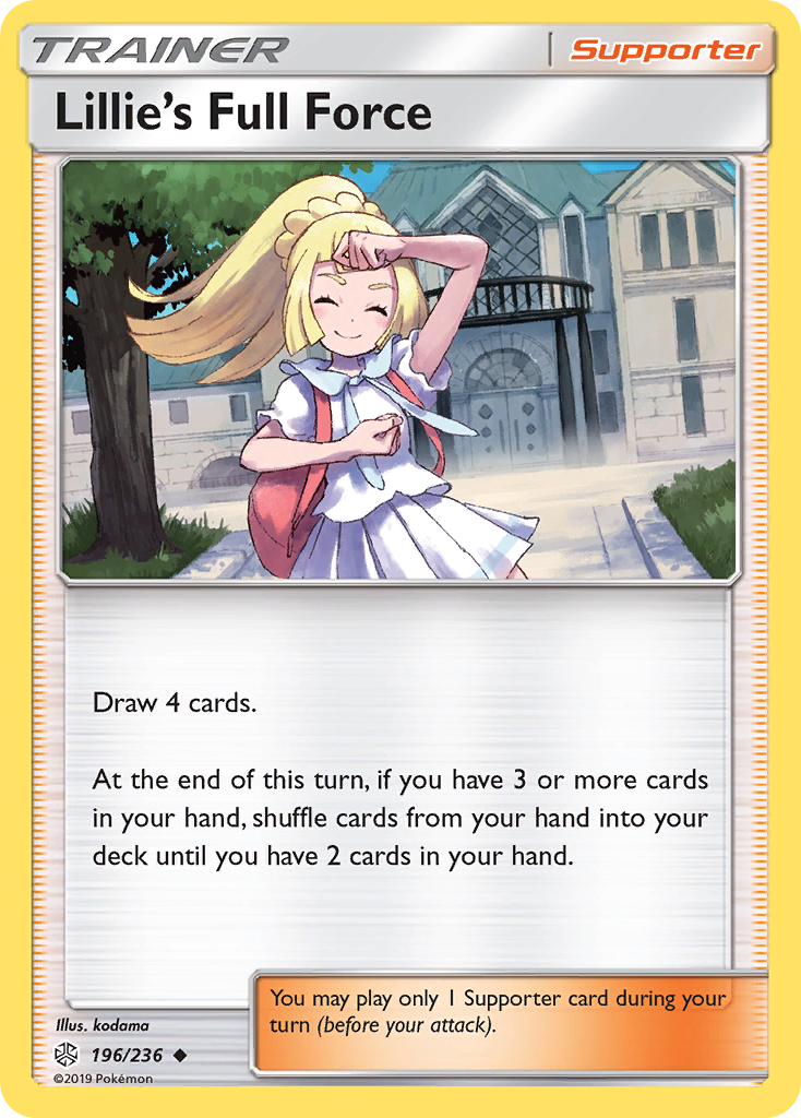 Lillie's Full Force (196/236) [Sun & Moon: Cosmic Eclipse] | Good Games Morley