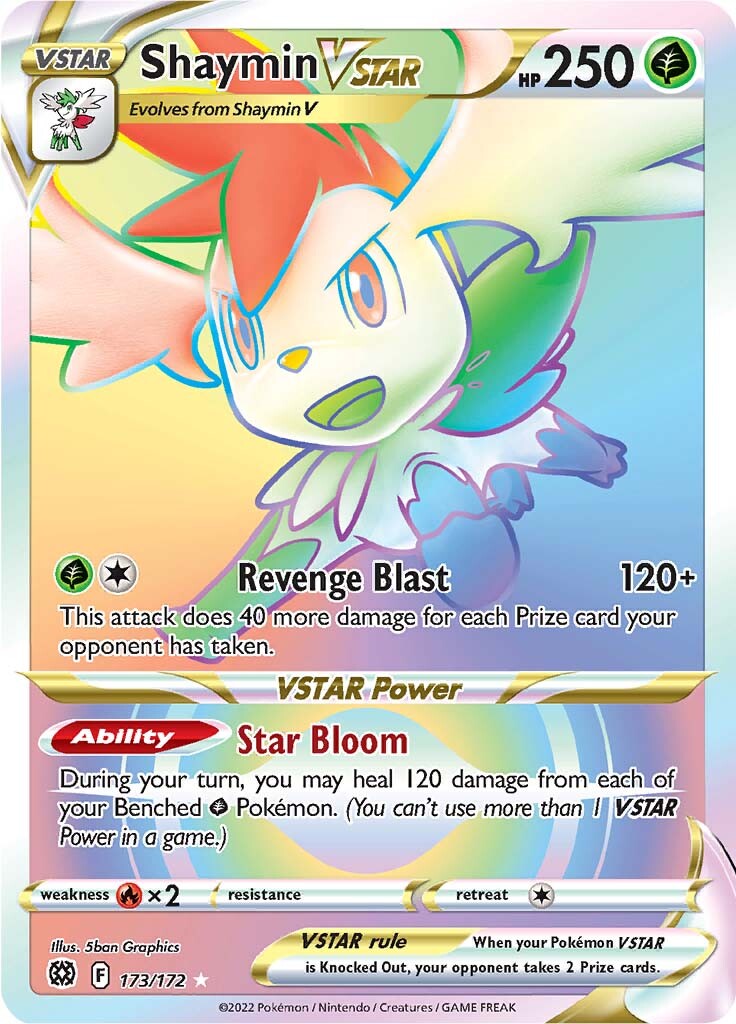 Shaymin VSTAR (173/172) [Sword & Shield: Brilliant Stars] | Good Games Morley