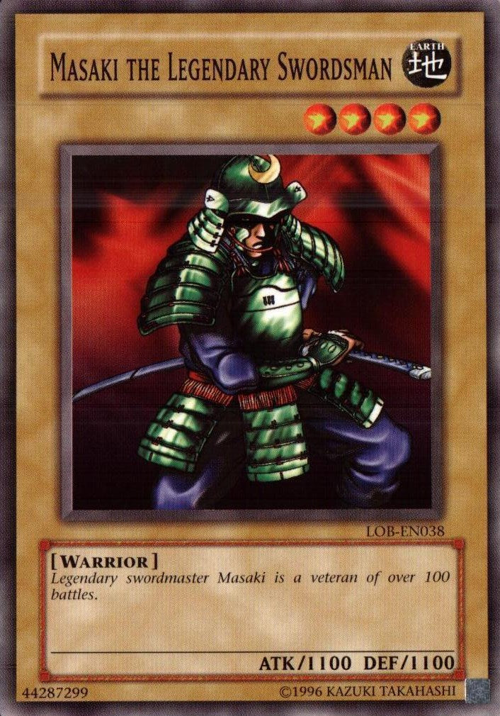 Masaki the Legendary Swordsman [LOB-EN038] Common | Good Games Morley