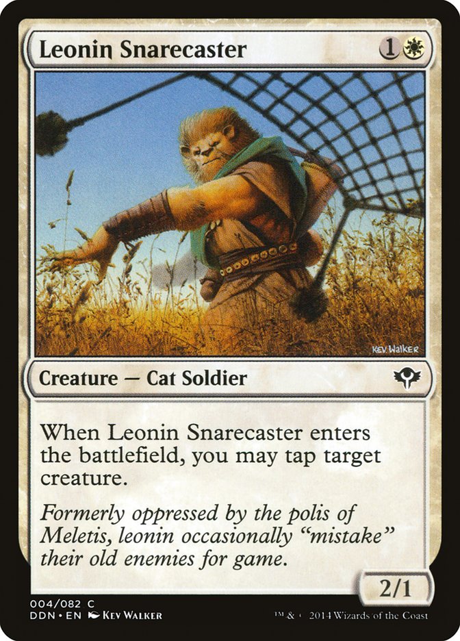 Leonin Snarecaster [Duel Decks: Speed vs. Cunning] | Good Games Morley