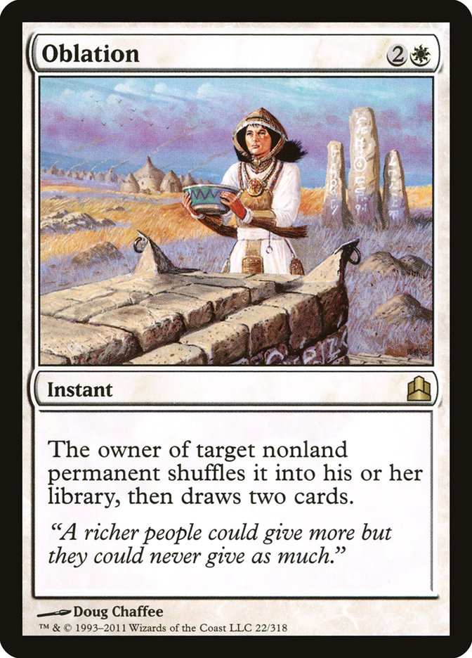 Oblation [Commander 2011] | Good Games Morley