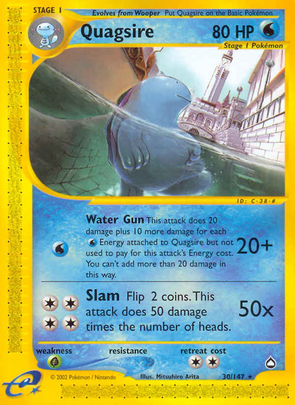 Quagsire (30/147) [Aquapolis] | Good Games Morley