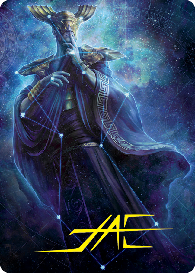 Atris, Oracle of Half-Truths Art Card (Gold-Stamped Signature) [March of the Machine Art Series] | Good Games Morley