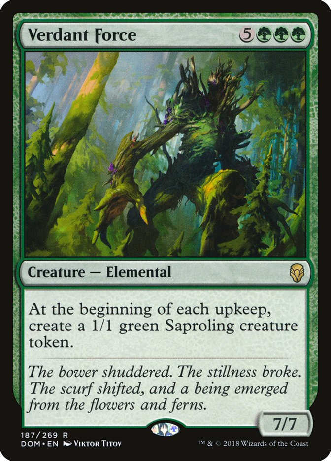 Verdant Force [Dominaria] | Good Games Morley