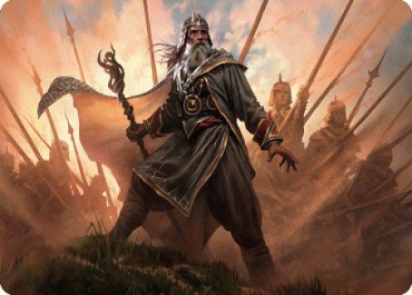 Hazezon, Shaper of Sand Art Card [Dominaria United Art Series] | Good Games Morley