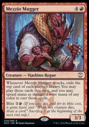 Mezzio Mugger (Promo Pack) [Streets of New Capenna Commander Promos] | Good Games Morley