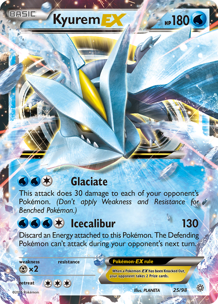 Kyurem EX (25/98) [XY: Ancient Origins] | Good Games Morley