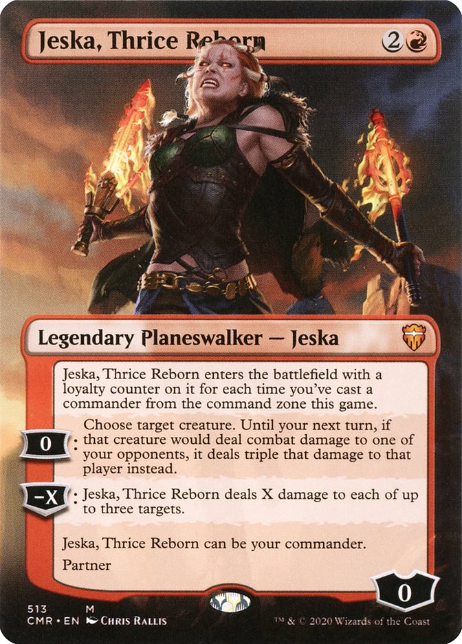 Jeska, Thrice Reborn (Borderless) [Commander Legends] | Good Games Morley