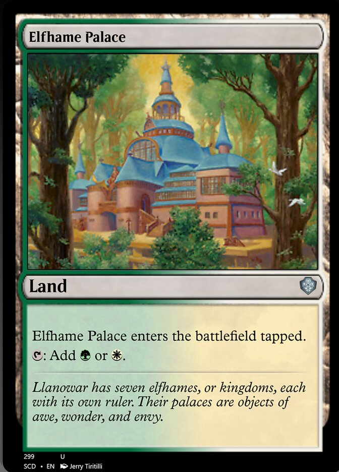 Elfhame Palace [Starter Commander Decks] | Good Games Morley
