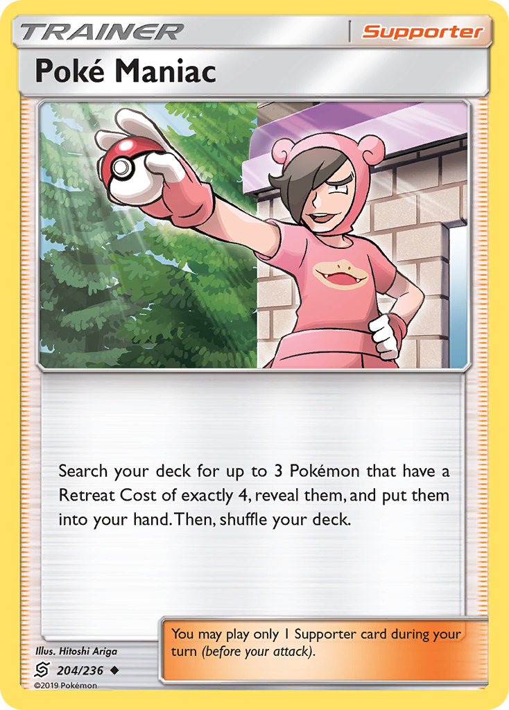 Poke Maniac (204/236) [Sun & Moon: Unified Minds] | Good Games Morley
