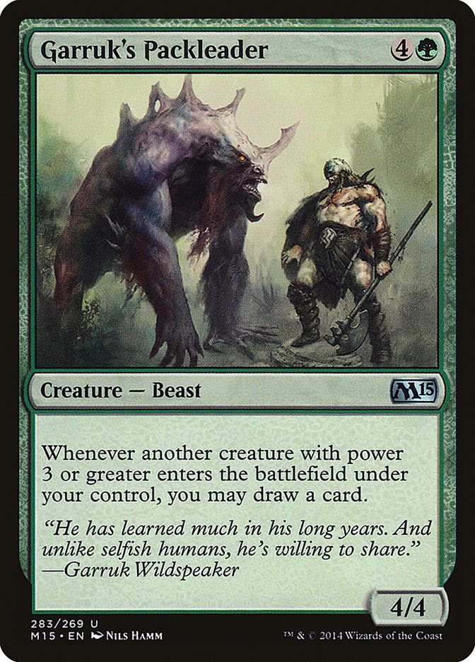 Garruk's Packleader [Magic 2015] | Good Games Morley