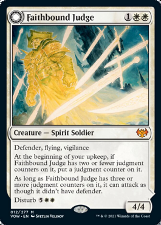 Faithbound Judge // Sinner's Judgment [Innistrad: Crimson Vow] | Good Games Morley