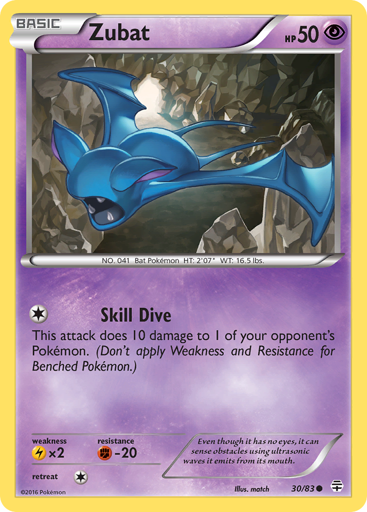 Zubat (30/83) [XY: Generations] | Good Games Morley