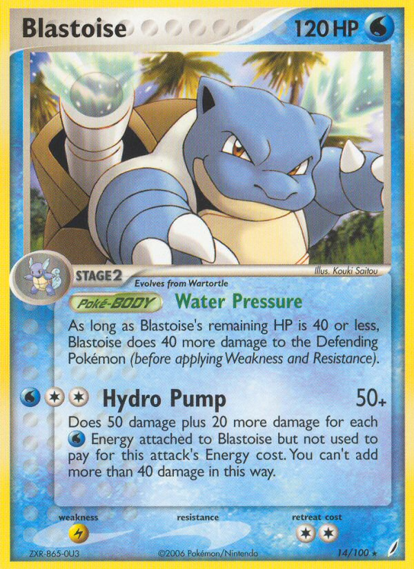 Blastoise (14/100) [EX: Crystal Guardians] | Good Games Morley