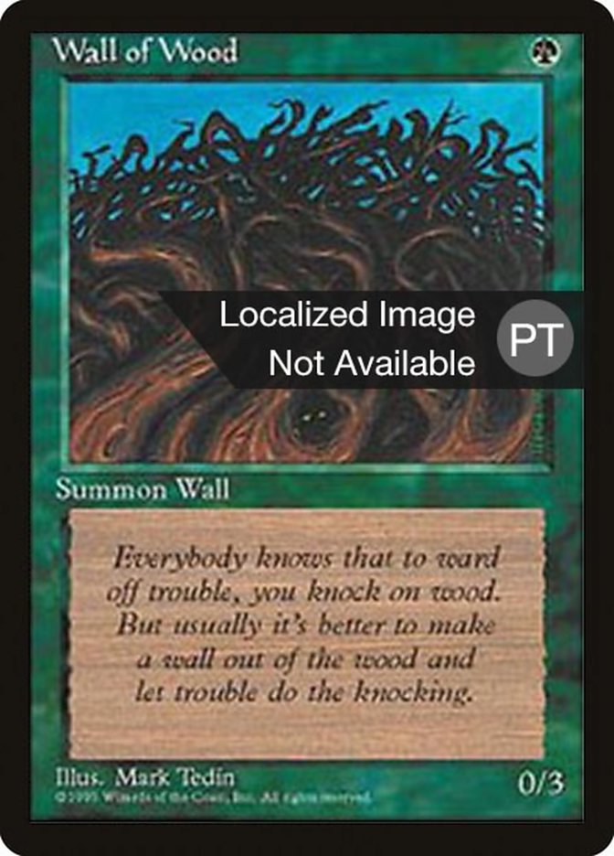 Wall of Wood [Fourth Edition (Foreign Black Border)] | Good Games Morley