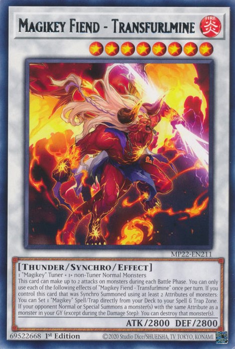 Magikey Fiend - Transfurlmine [MP22-EN211] Rare | Good Games Morley