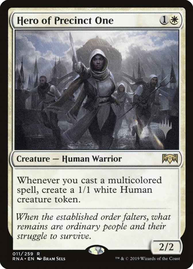 Hero of Precinct One (Promo Pack) [Ravnica Allegiance Promos] | Good Games Morley